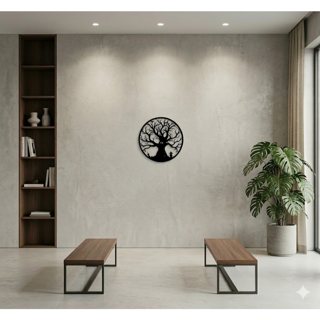 hiasan dinding dekoratif kayu triplek 3mm motif helloween