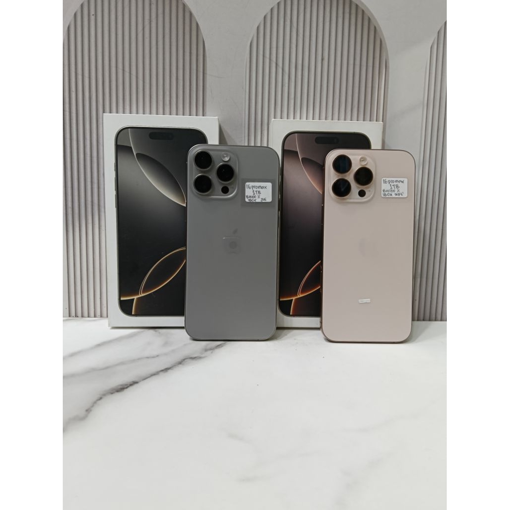 iphonee 16 pro max 1tb resmi second