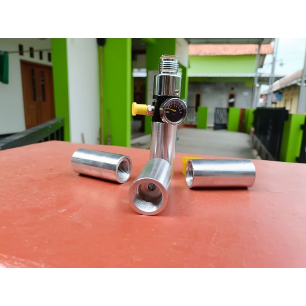 Adaptor regulator paintball( sambungan regulator paintball ke blok jmbr