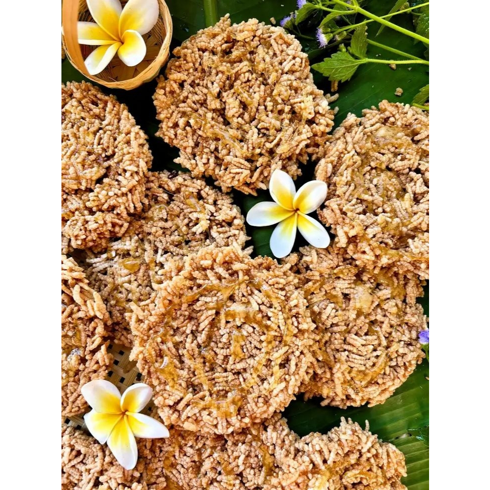 Rengginang Manis Dari Beras Ketan Asli Dengan Gula Aren/Ranginang Mentah Tanpa Di Jemur Lagi Tinggal