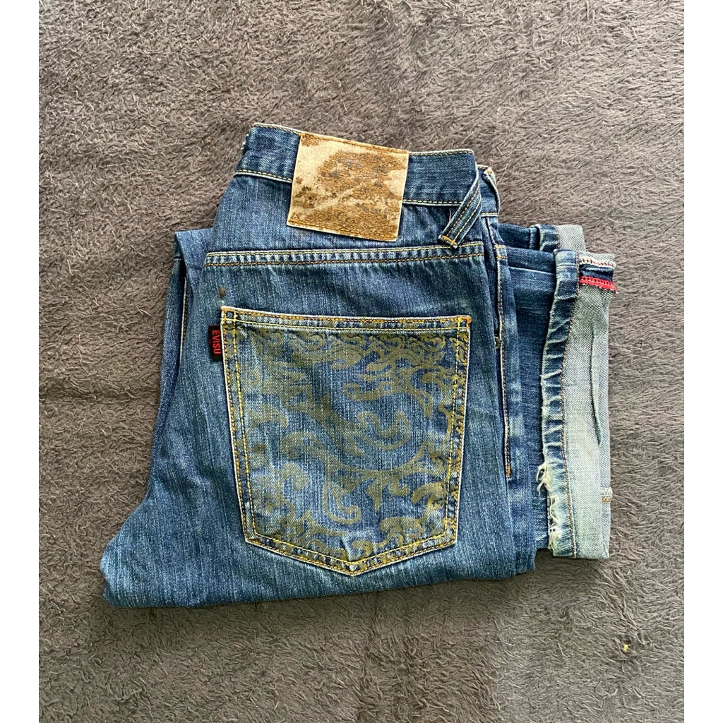 link celana panjang Evisu Selvedge