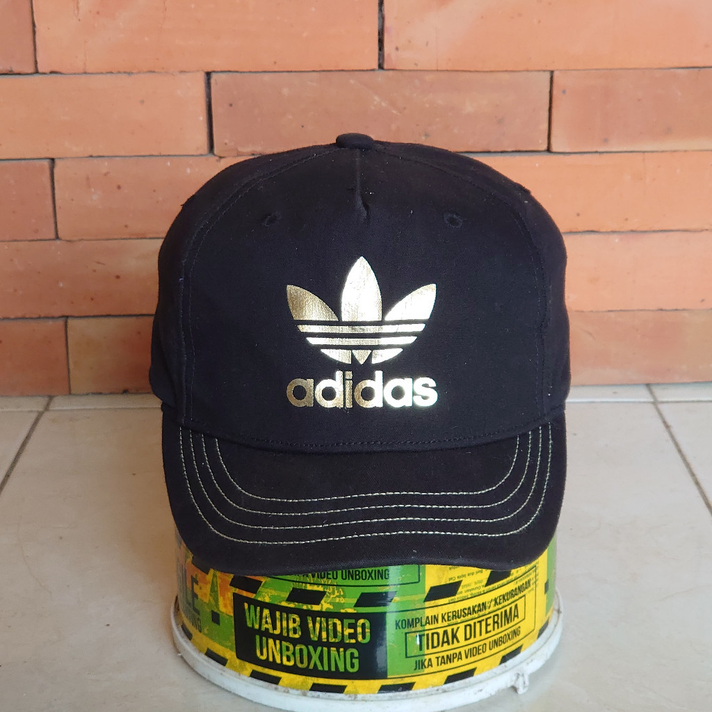 TOPI CAPS ADIDAS BUNGA TREFOIL VISOR PENDEK ORIGINAL