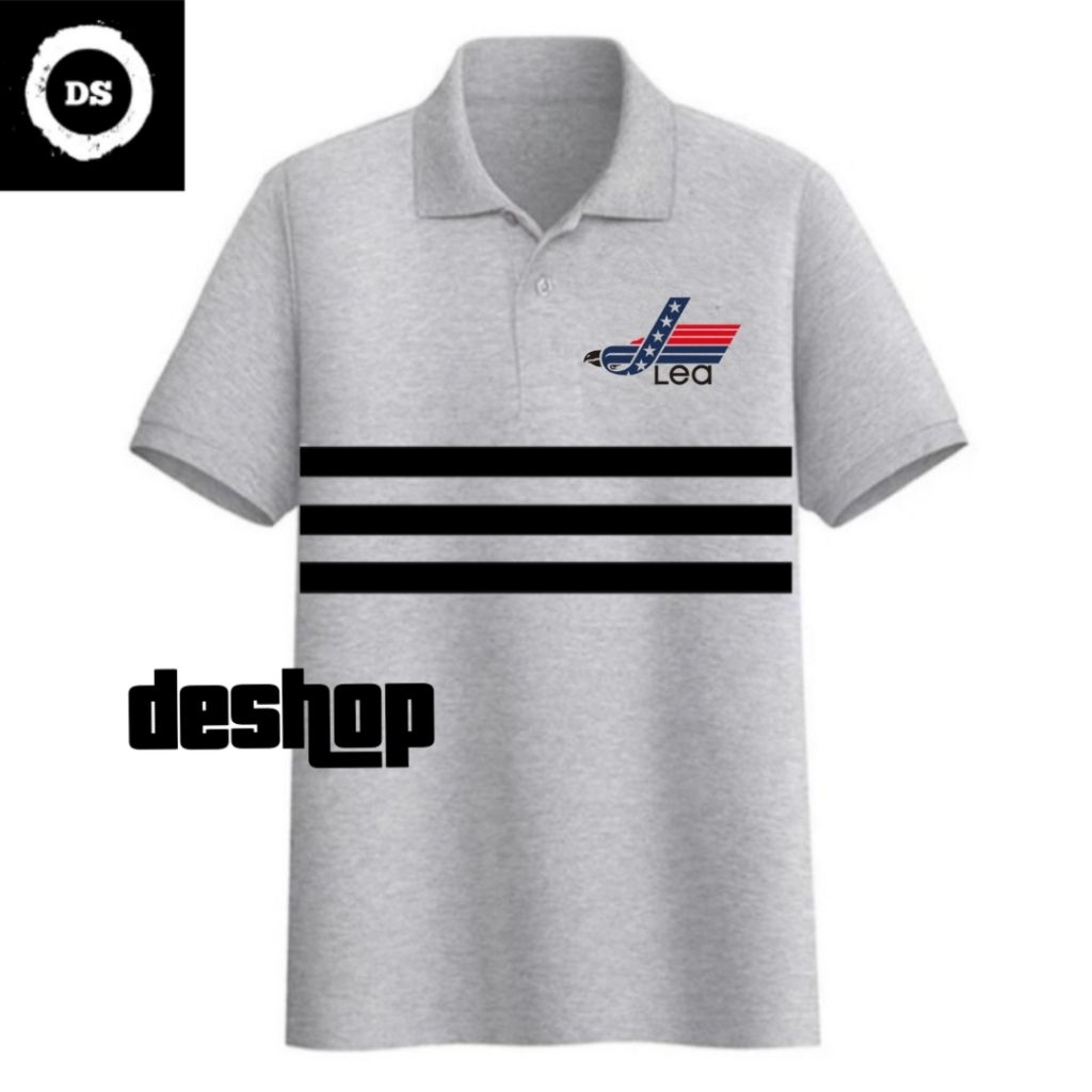 Tshirt - Polo Shirt - Kaos Polo - Kaos Kerah - Baju Kerah - Lea