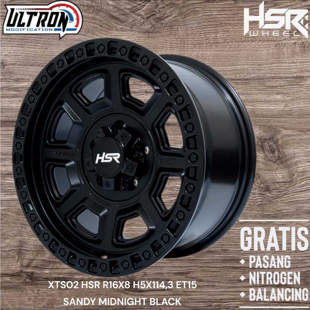 VELG RING 16 TERIOS RUSH XTRAIL, HSR XTS02 R16 HOLE 5X114,3