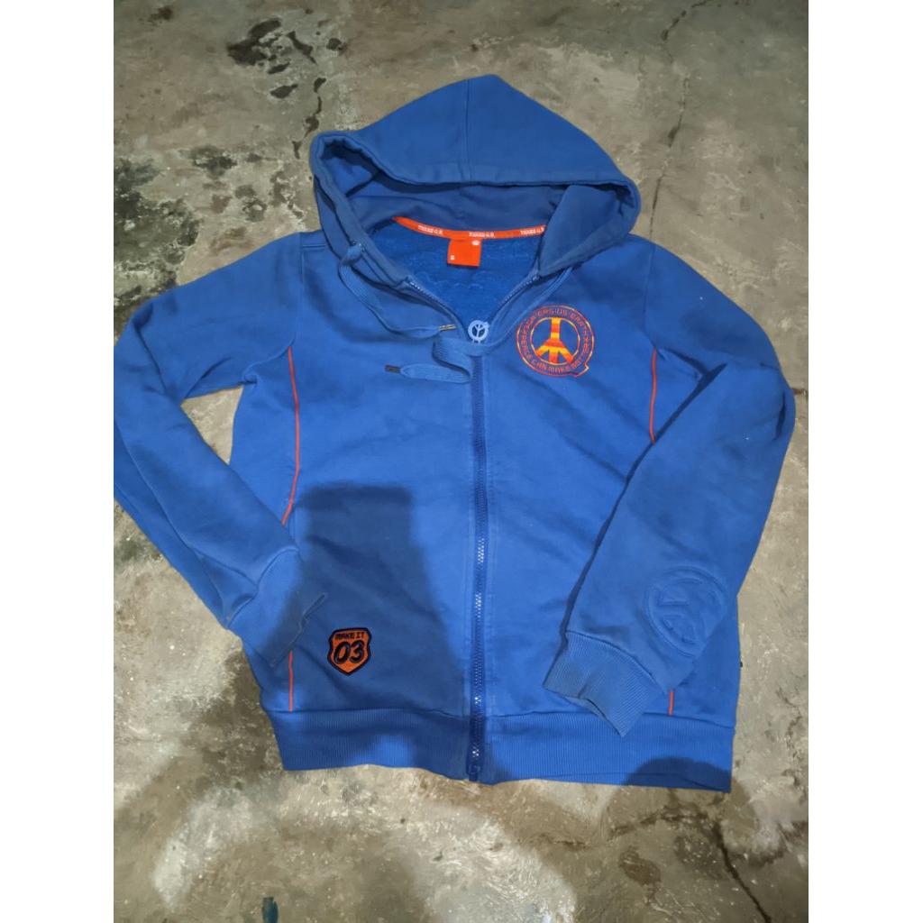 THREE Q. R  jaket zipper SECOND nominus SIZE S