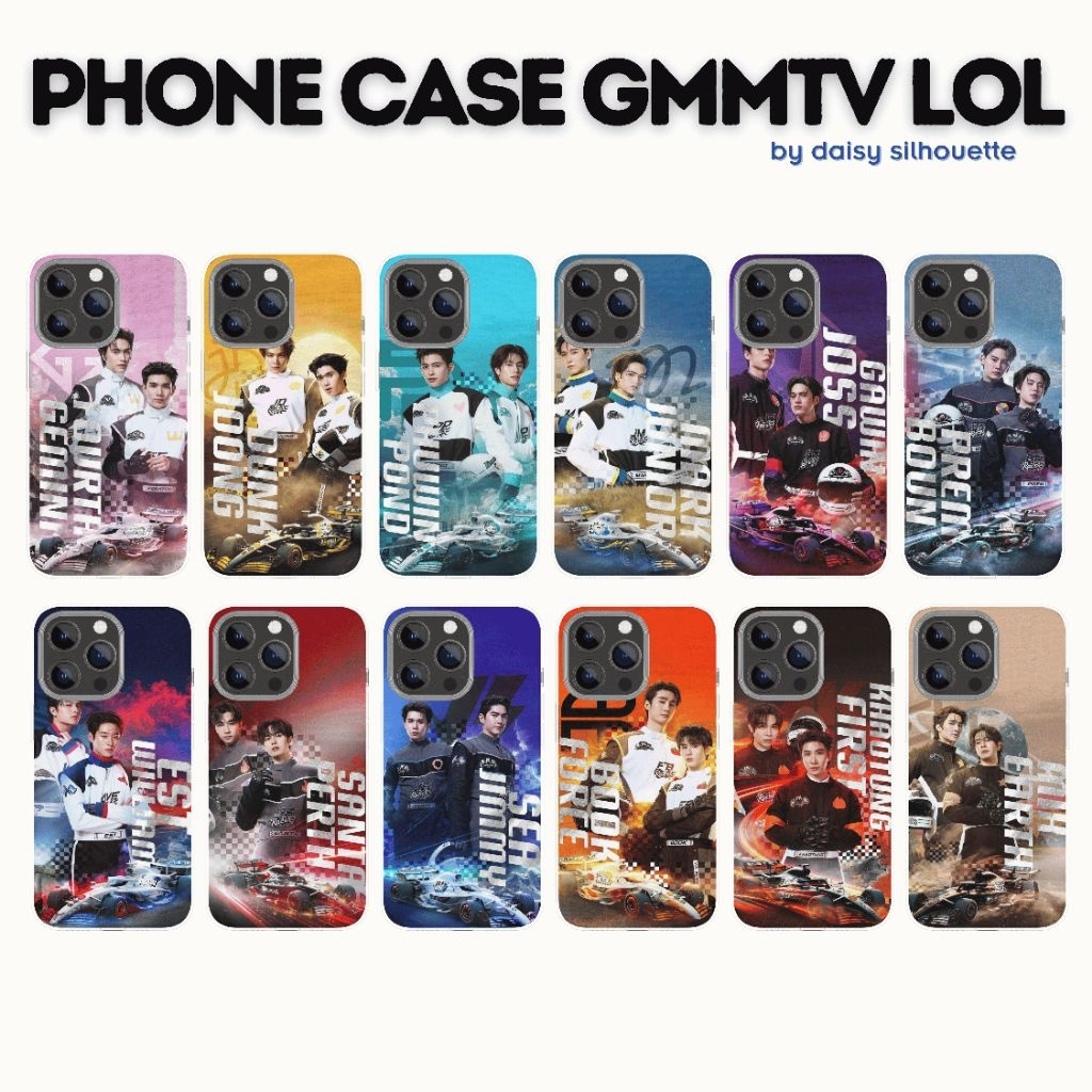 PHONE CASE GMMTV LOVE OUT LOUD FAN FEST 2026: HEART RACE || CASING HARDCASE  // SOFTCASE || RAIKANTO