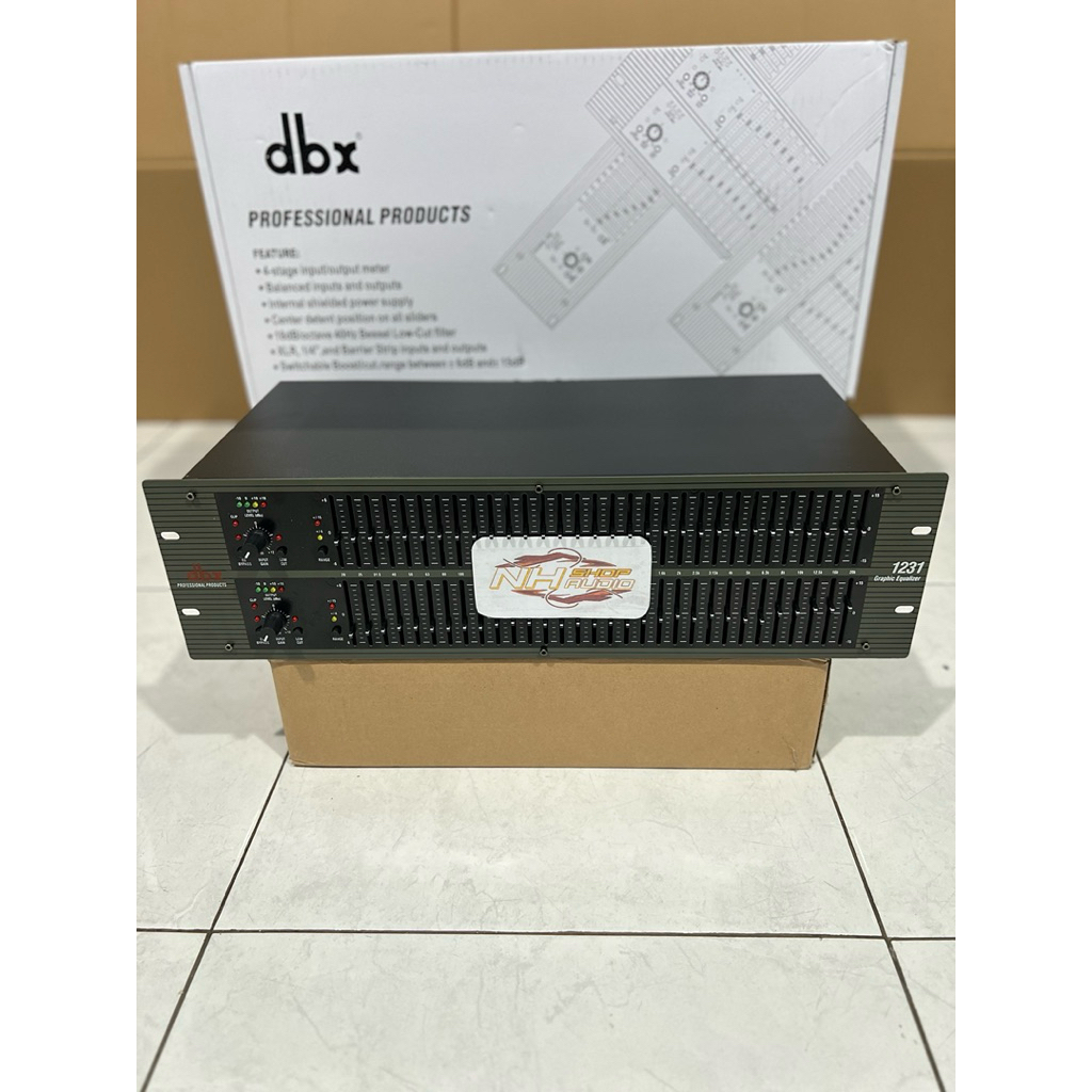 Equalizer DBX1231 DBX 1231 Grade A 2 x 31 Channel Dual Channel Equalizer DBX Graphic 3U Ori China Wa