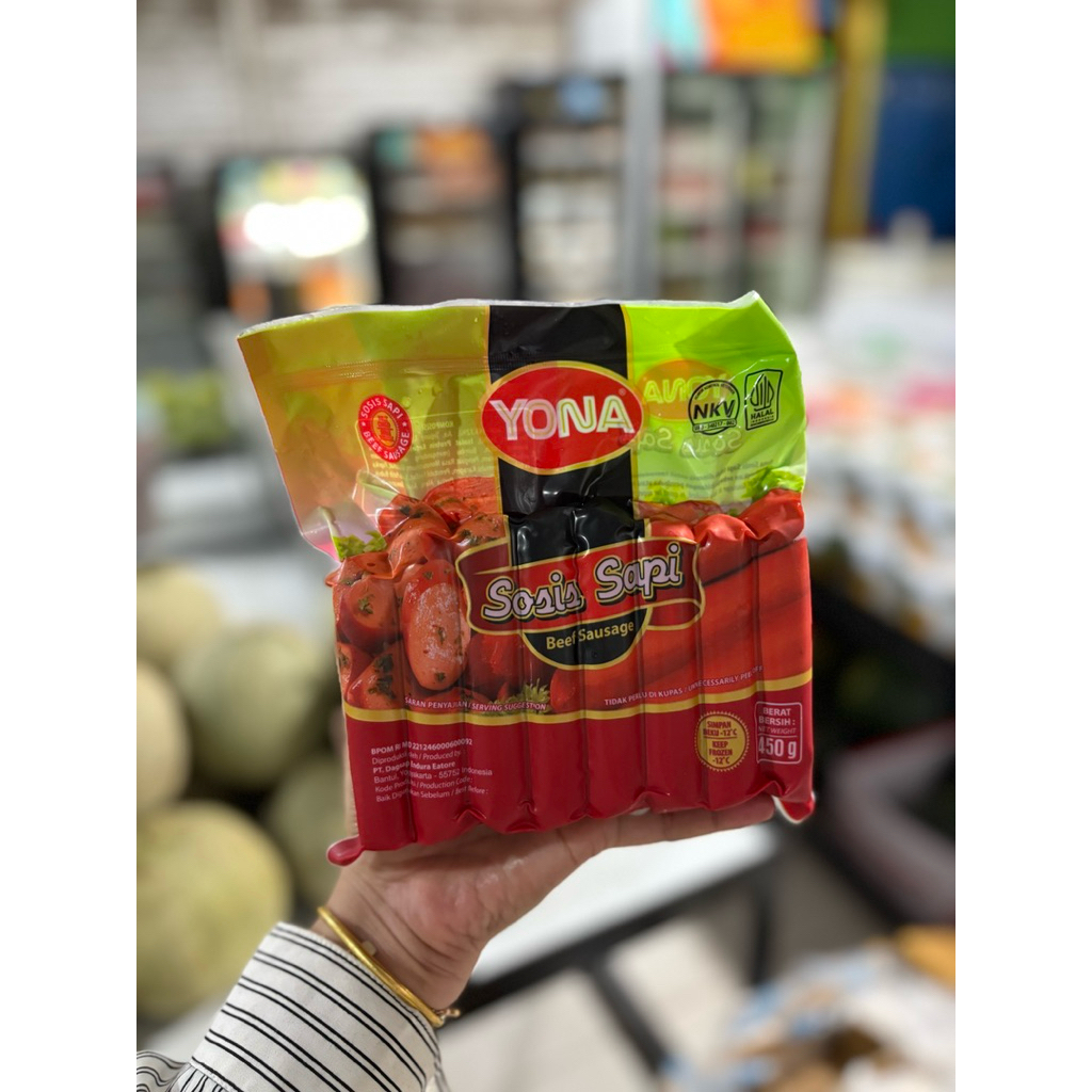 Yona sosis sapi Bakar yona sosis sapi merah dr