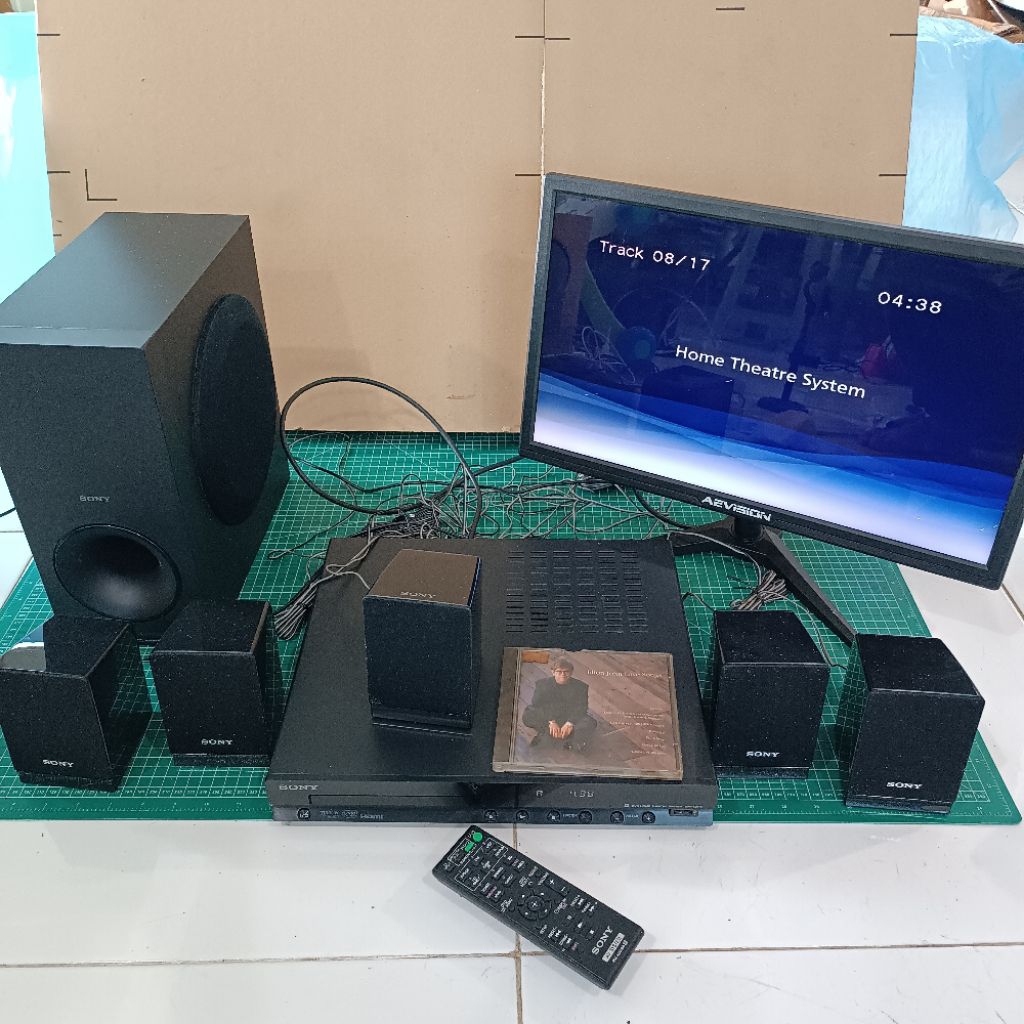Home Theatre SONY DAV-TZ140 home teater sistem set kondisi like new