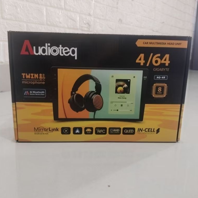 Head unit android AUDIOTEG ram 4/64 NFC