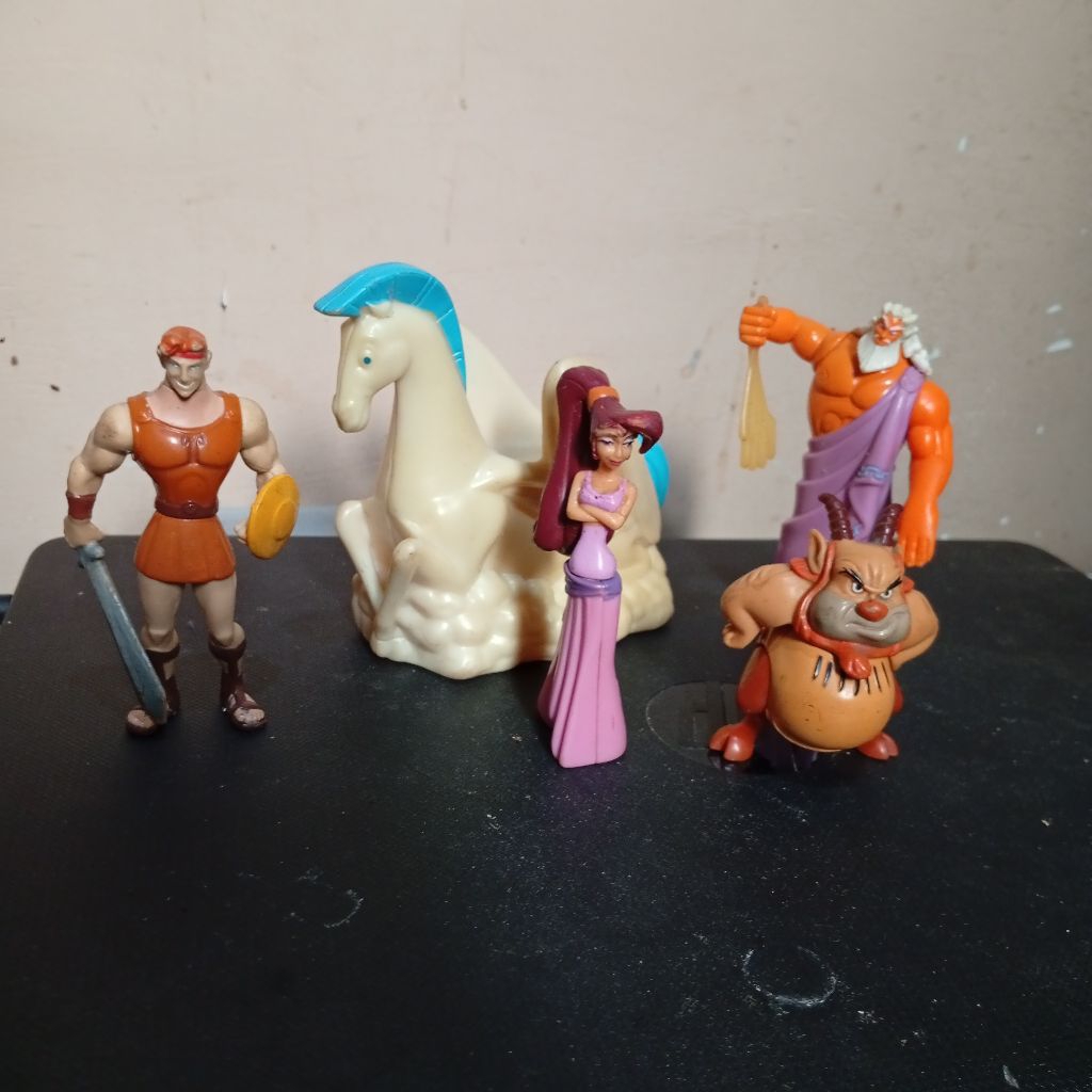 happy meal toys hercules set