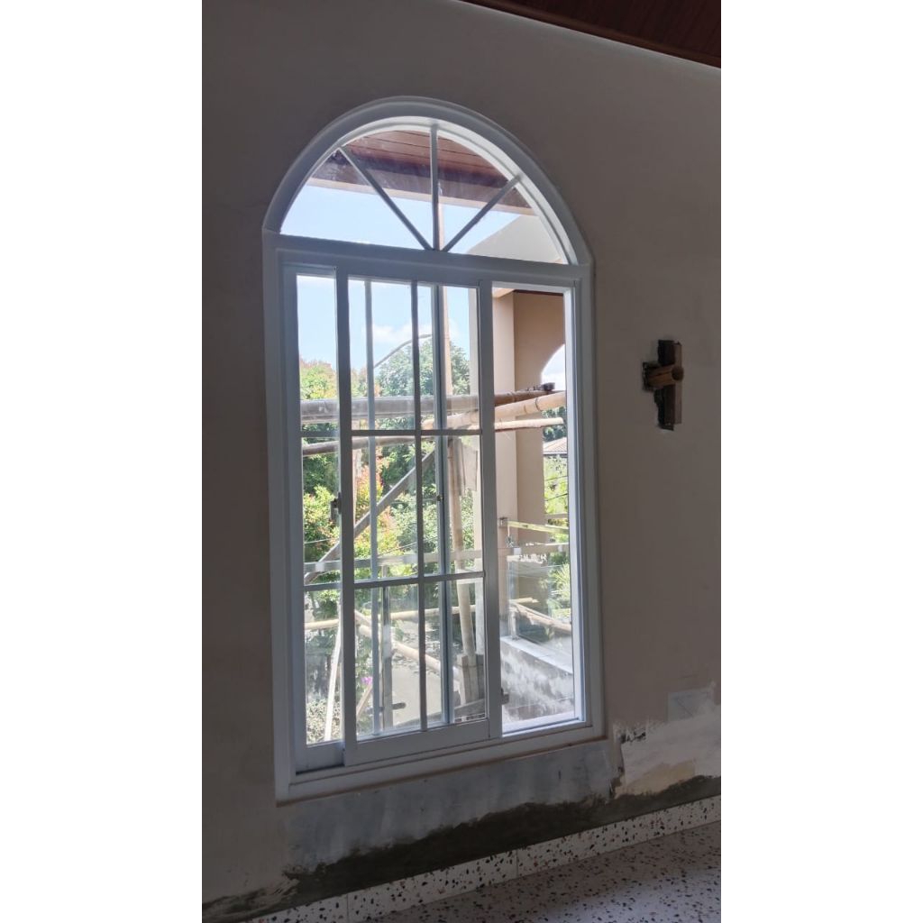 kusen aluminium lengkungan.(harga/ meter)