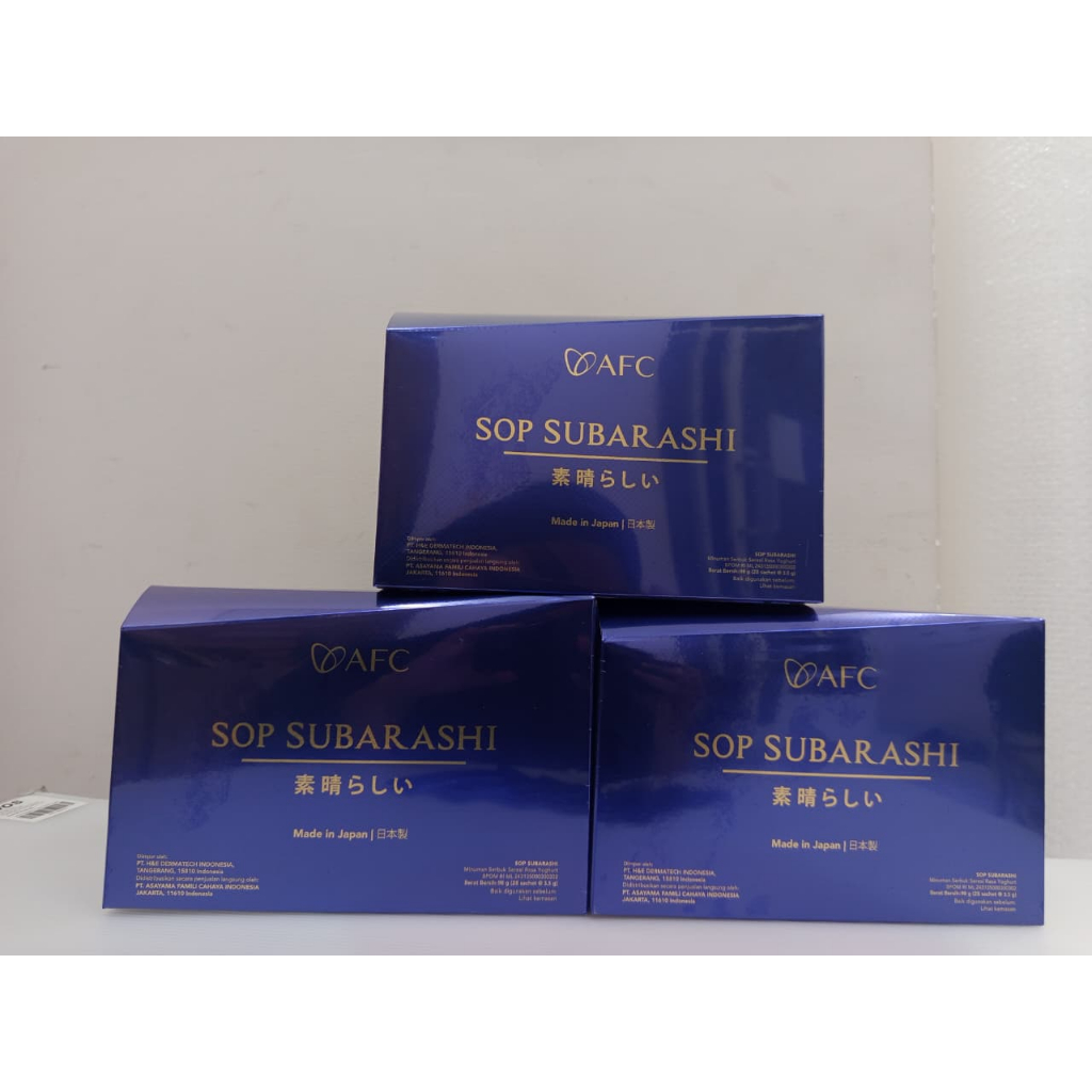 SOP Subarashii Japan Subarashi 100% Asli Original (5 Saset)