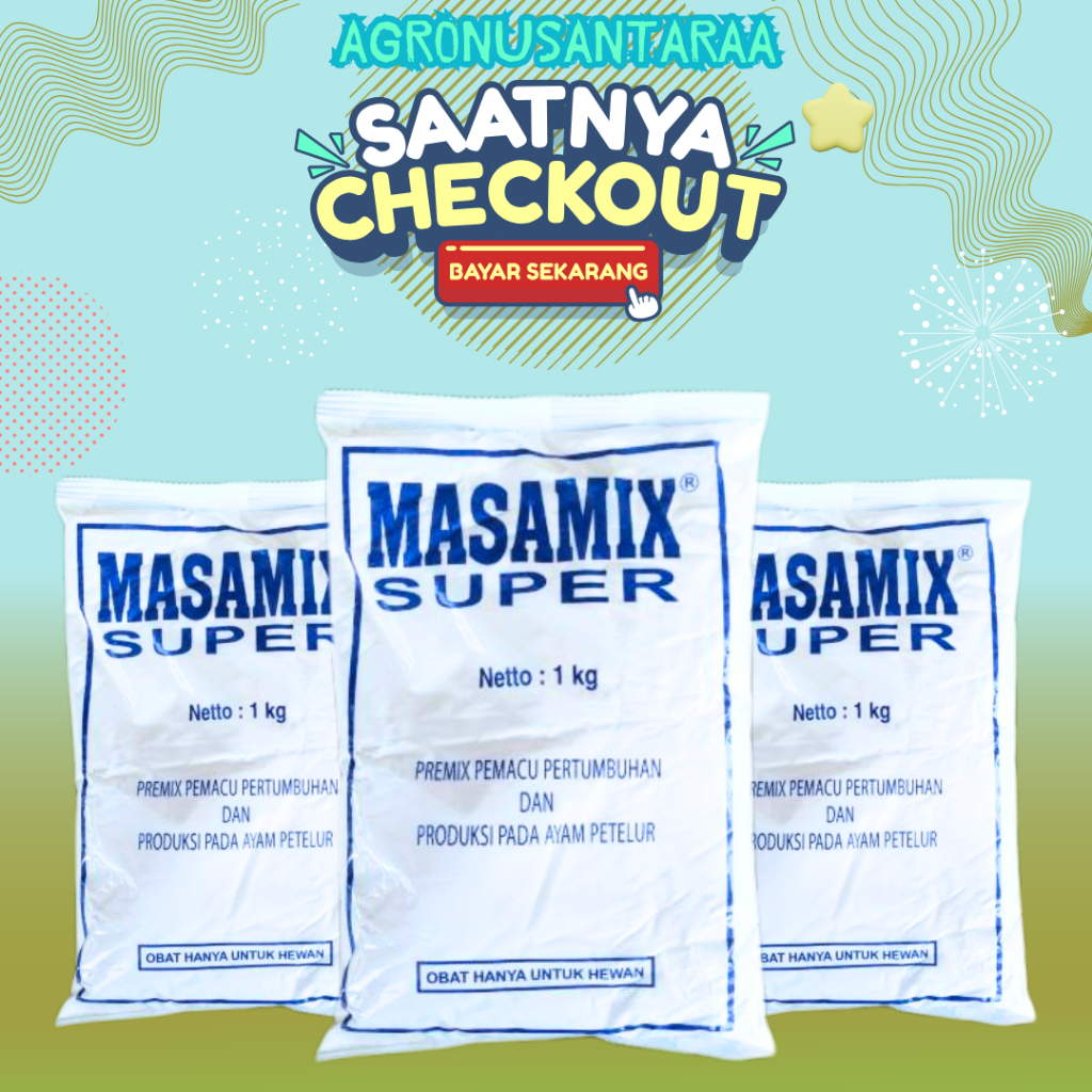 MASAMIX SUPER 1 KG - Premix Untuk Meningkatkan Produksi Ayam Petelur