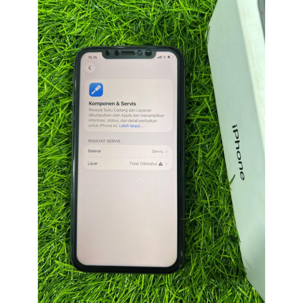 iPhone 11 64gb inter all operator Face id on Truetone on Bh 72% No minus Pemakaian wajar