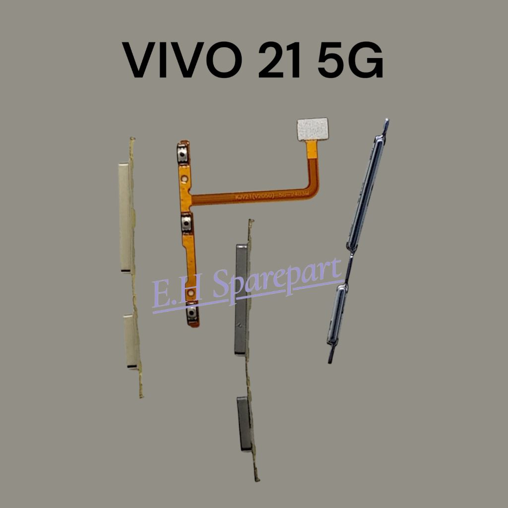 Tombol Luar on Off Volume Vivo 21 5G Flexible set + lengkap
