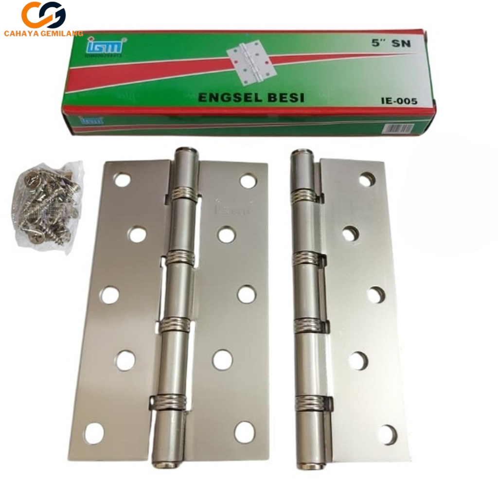 CGP GROSIR Engsel Tebal Stainles 5" Inch Bagus / Engsel Pintu Jendela Stenlis IGM
