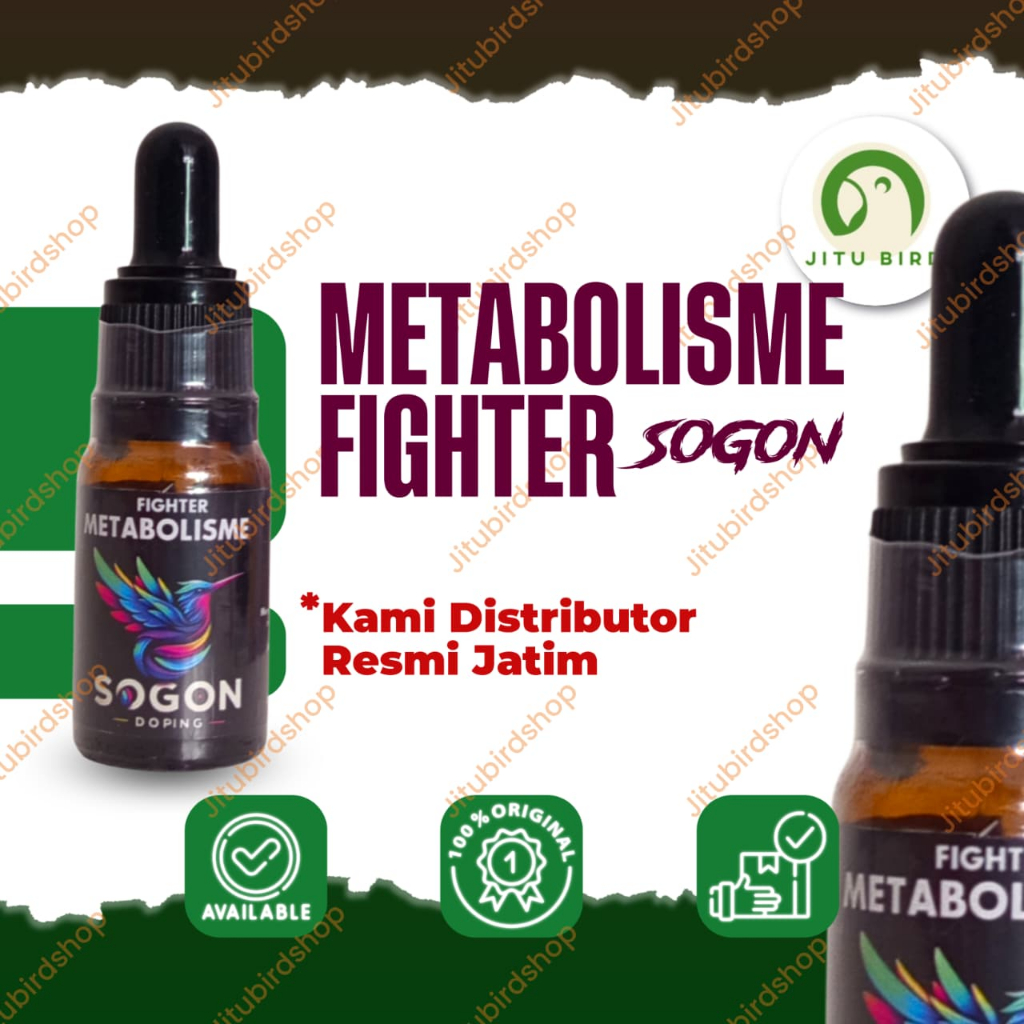 METABOLISME FIGHTER DOPING SOGON DOSIS TINGGI METABOLISME BURUNG ORIGINAL