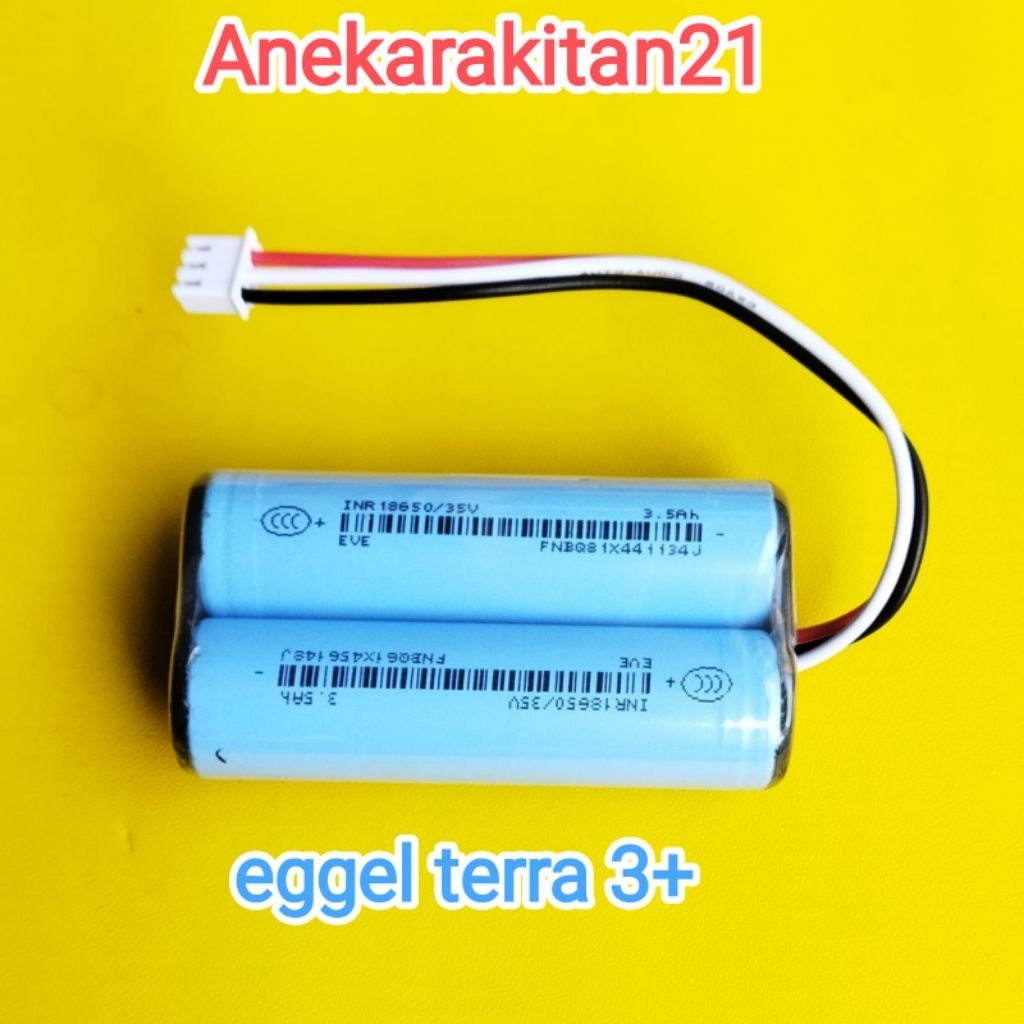 Baterai Speaker Eggel Terra 3 plus eggel terra 3+