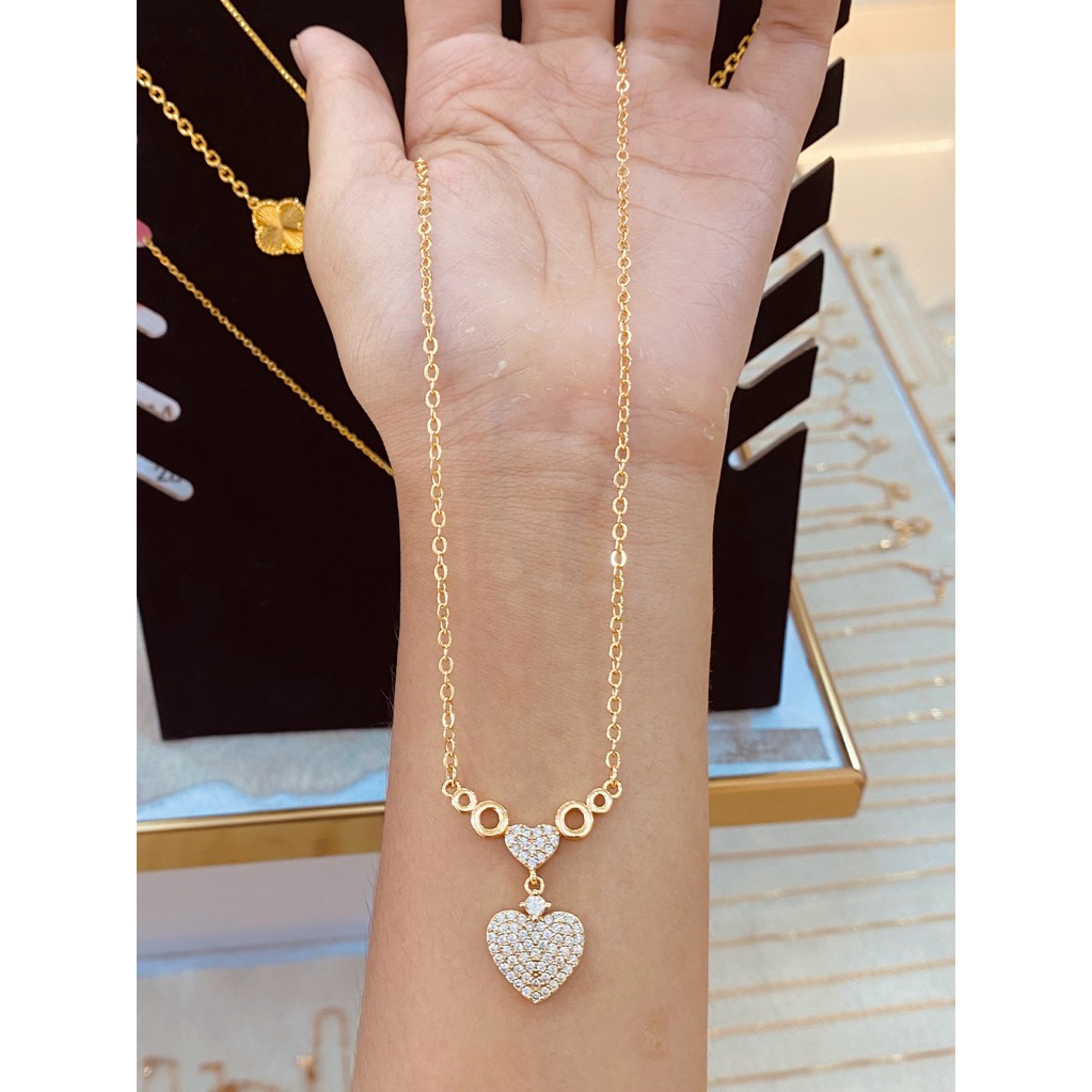 kalung rosegold