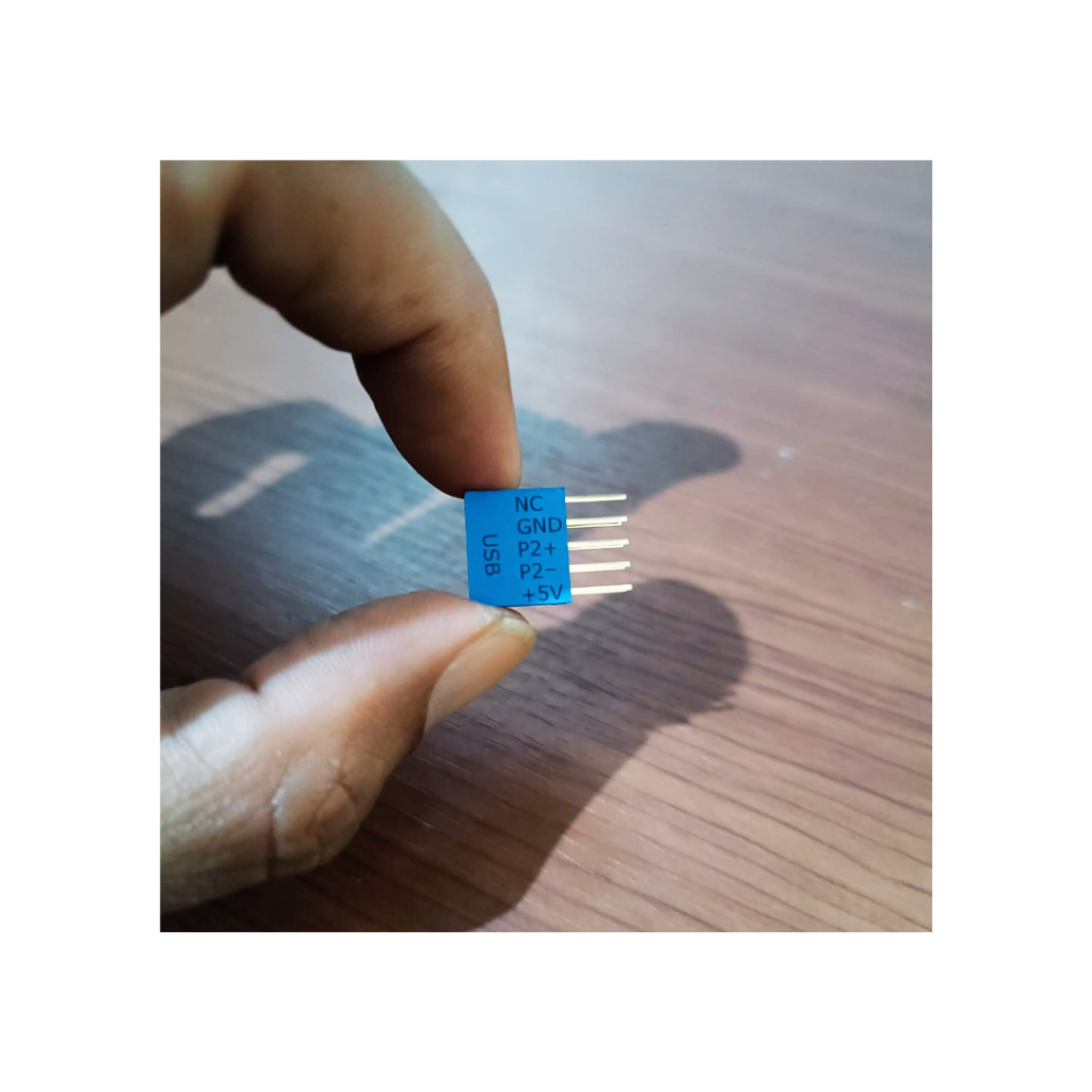 Q Connector Front USB Panel Pin Extender untuk menghubungkan USB panel depan motherboard ke F_PANEL