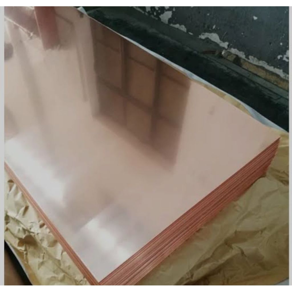 plat tembaga murni tebal 2mm x 40mm x 700mm tembaga plat murni asli tembaga harga per 3pcs