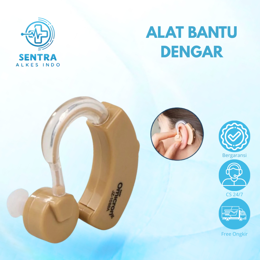 Alat Bantu Dengar Omicron / Alat Bantu Dengar Pengeras Suara Hearing Aid / Alat Bantu Dengar Bergara