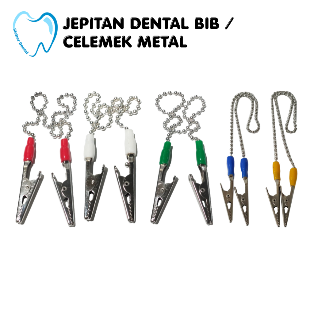 Jepitan Bib / Clip Polybib / Klip Tisu Dental / Jepit / Penjepit / Hanger Holder Polibib - Warna
