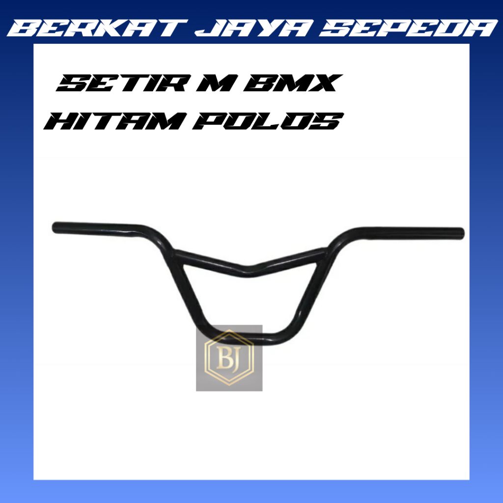 SETIR STANG SEPEDA BMX / SETIR SEPEDA ANAK BMX / SETIR BMX HITAM POLOS DAN MODEL M