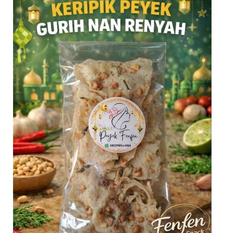 Peyek Kacang Kedelai/ Rempeyek Kacang Kedelai/ Snack/ Cemilan/ Makanan Ringan