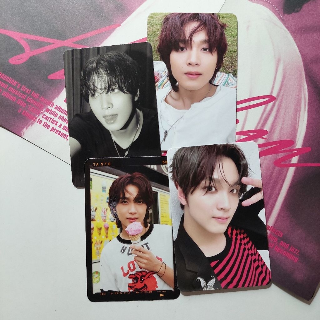 PHOTOCARD OFFICIAL HAECHAN TRADING CARD TC TASTE