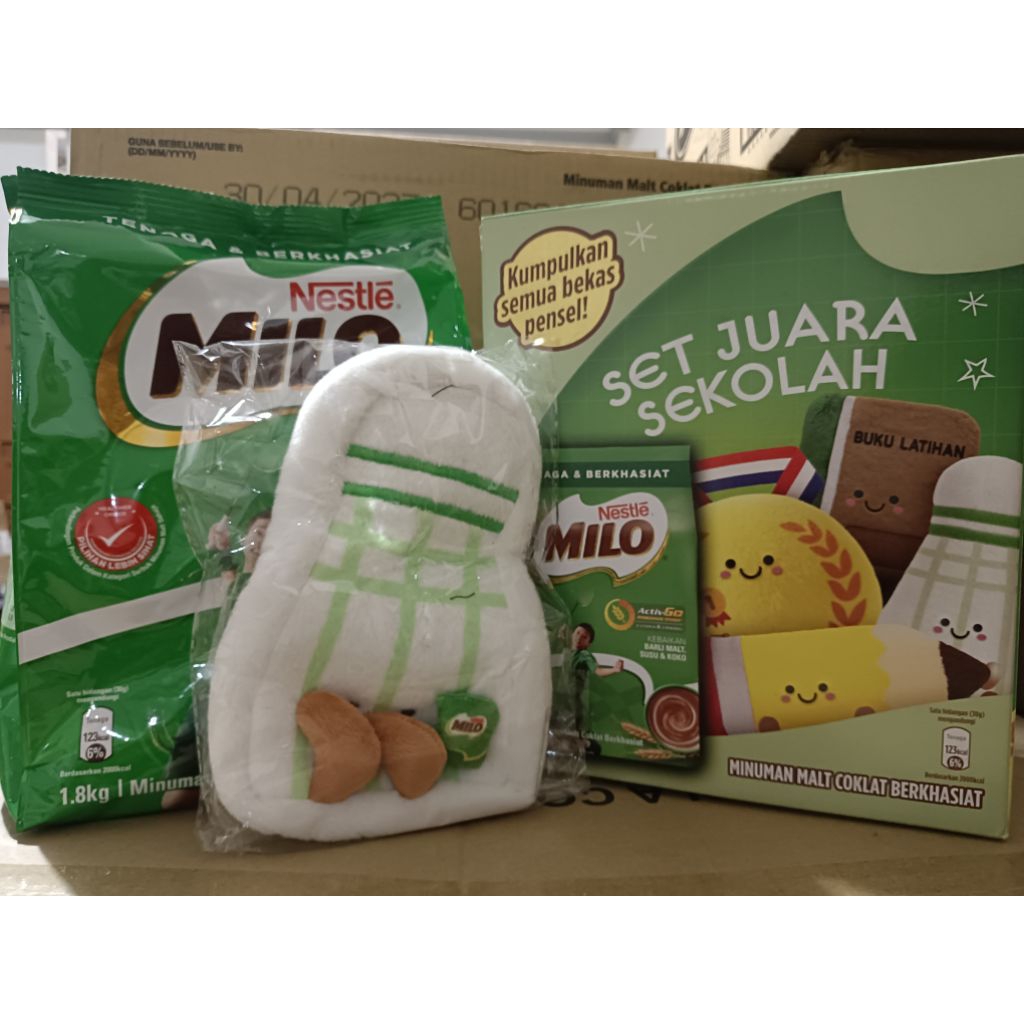 (PROMO STOK TERBATAS) Milo 1.8kg Free kotak pensil exp 04/2027