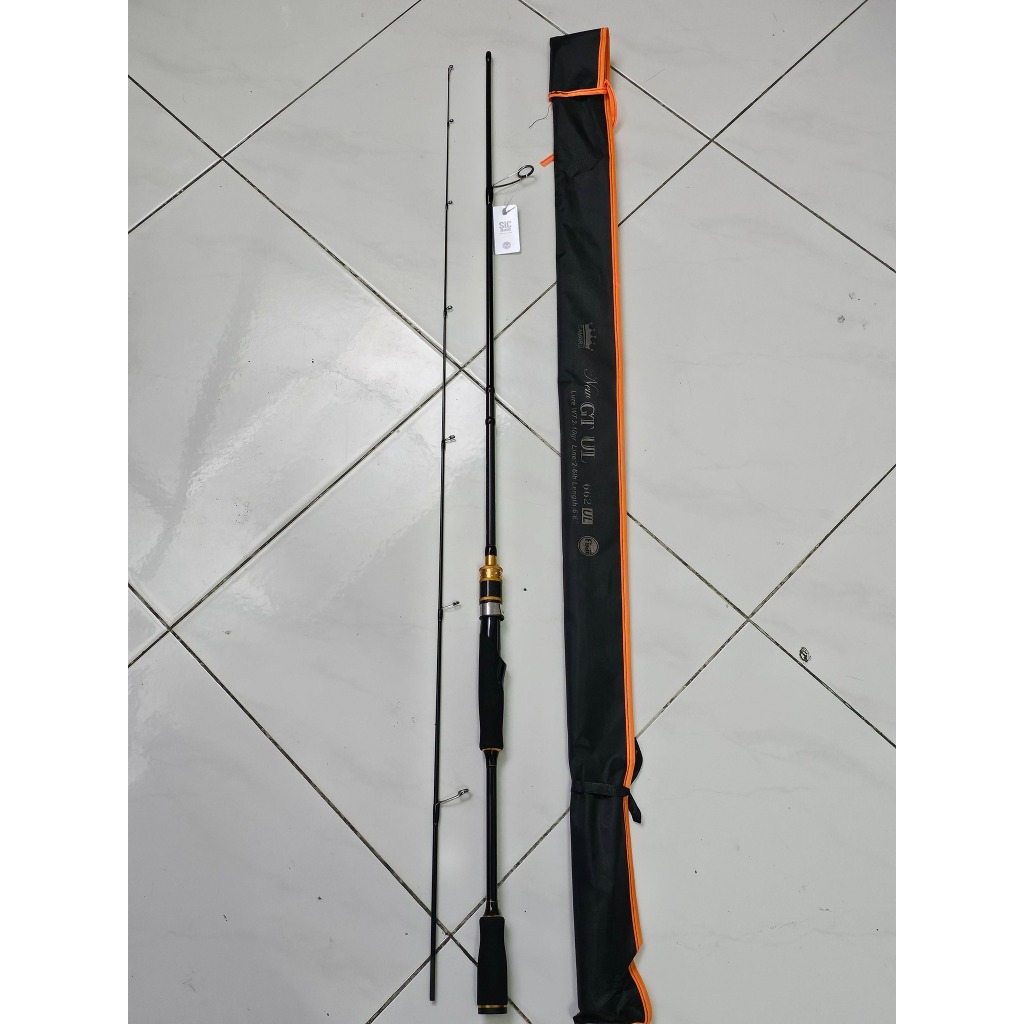 Rod SPINNING NEW GAMARU GT UL SOLID CARBON 662UL / 198cm (Line Test 2-6lbs)