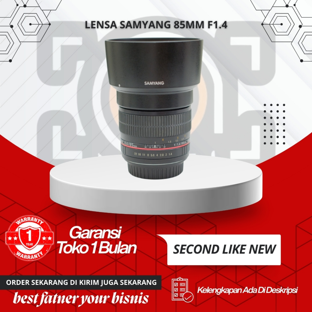 Lensa Samyang 85mm F1.4 For Canon