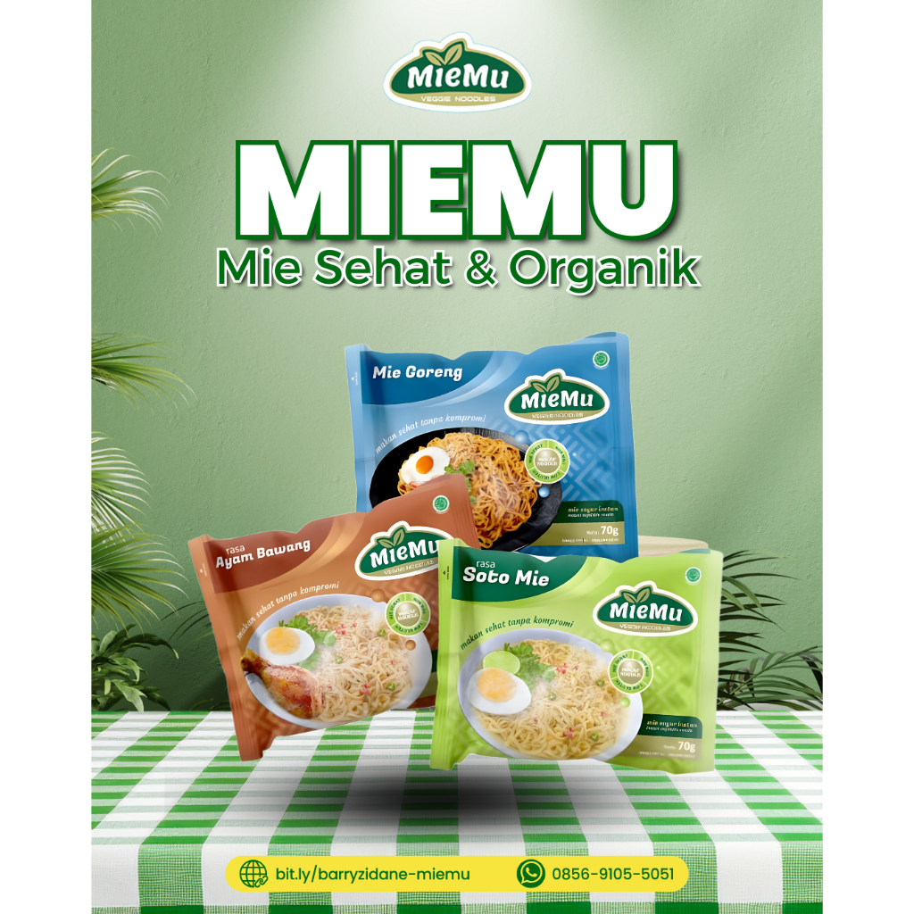 MieMu Mie Sehat | Mie Instan Sehat | Mie Organik | Mie Singkong | Mie Diet | Mie Instan Mocaf Gluten