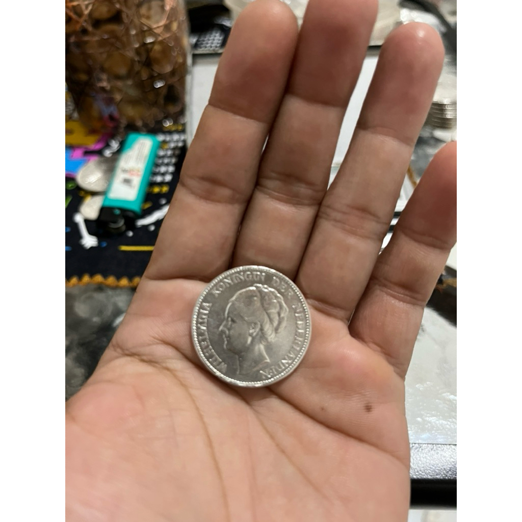 koin perak belanda viral 100% original