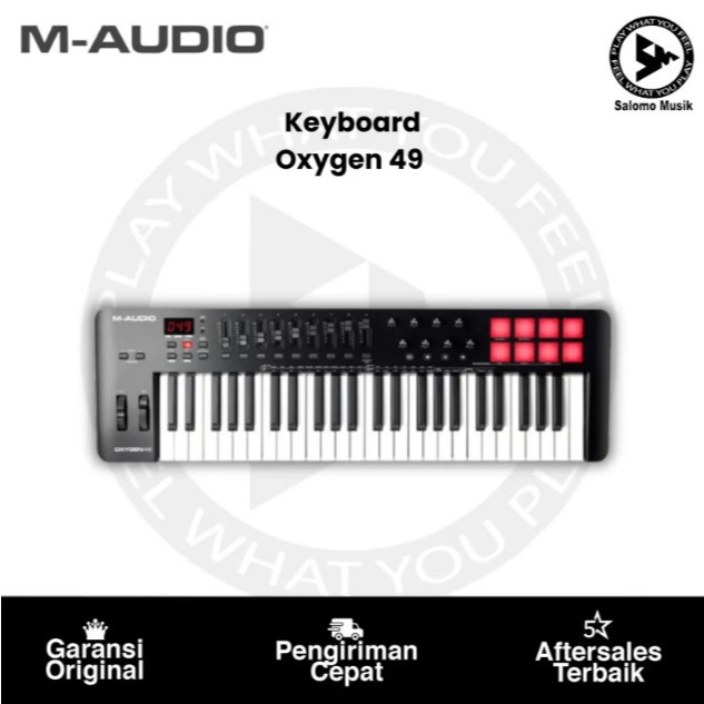 Keyboard USB Midi Controller M-Audio Oxygen 49 MKV Original