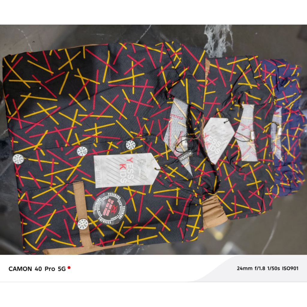 (SALE) Setelan Pendek Premium Anak Cowok Yess Kids Usia 8-10 tahun