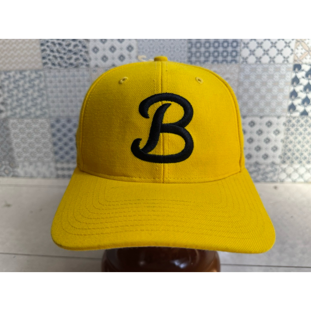 Topi Second Brand Branded Snapback Kuning Broomfield's By Richardson's Vintage Original