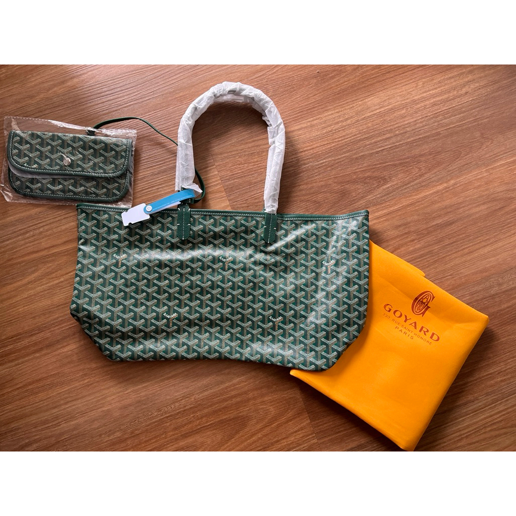 GOYARD TOTE BAG GREEN (GIECLOTHING)