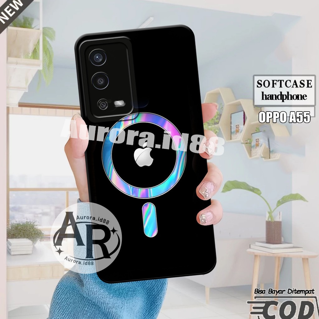 Softcase OPPO A55 - OPPO A16 - OPPO A54S - Casing Hp Oppo Pelindung hp - Silikon Mika - Aksesoris Hp