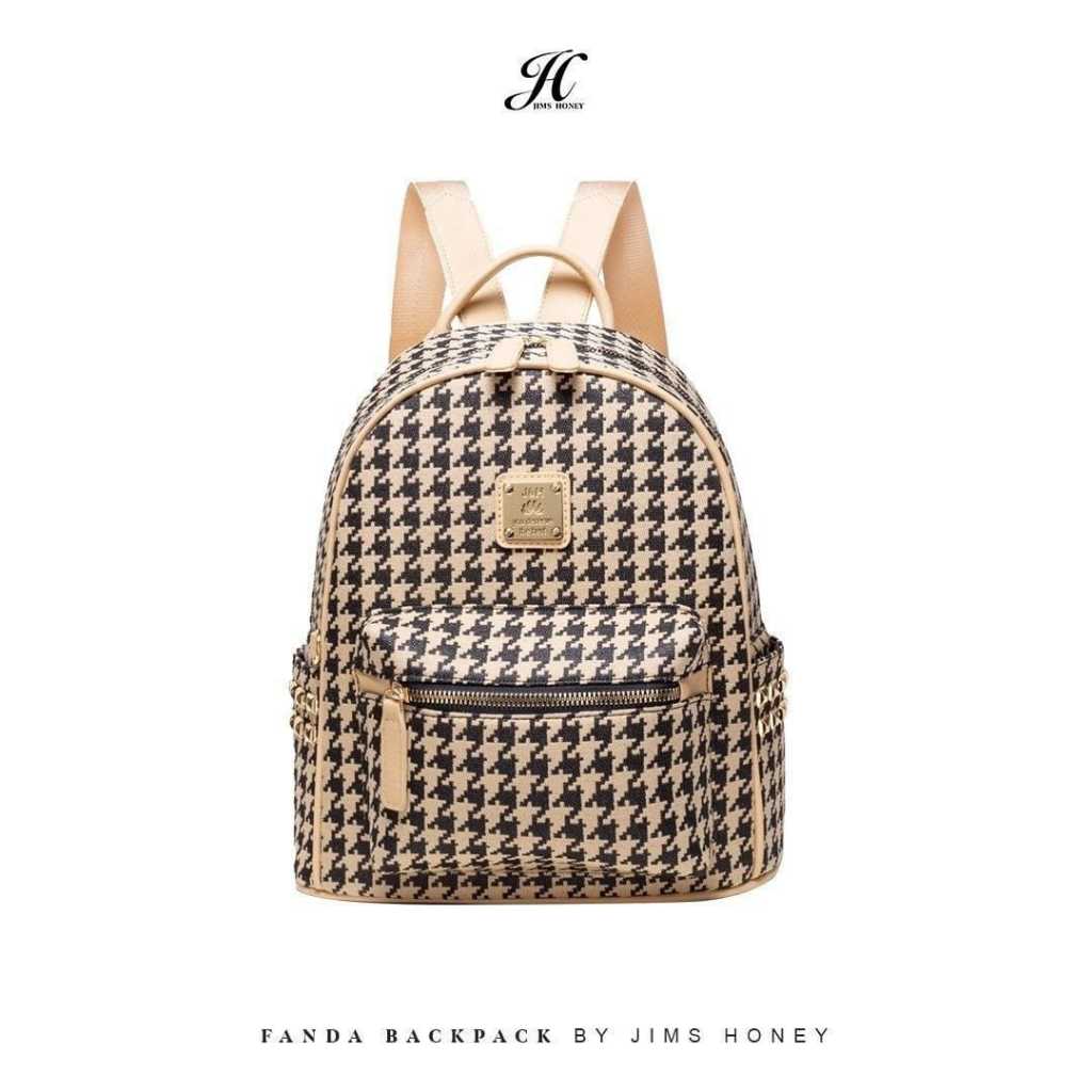 Jims Honey - Fanda backpack - Tas Ransel wanita kulit Cewek kuliah kerja