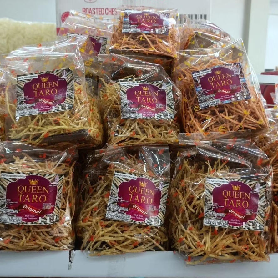 Stik Talas QUEEN TARO / Talas Mie Khas Pontianak / Makanan Khas Pontianak / Stick Talas Pontianak / 