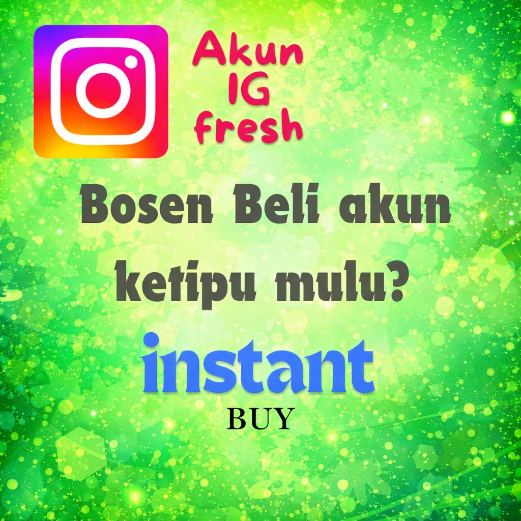AKUN IG FRESH 2FA ON BERGARANSI || AKUN INSTAGRAM MURAH
