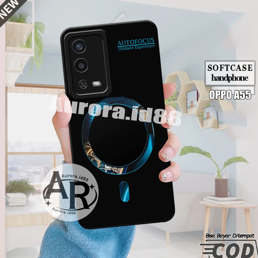 Softcase OPPO A55 - OPPO A16 - OPPO A54S - Casing Hp Oppo Pelindung hp - Silikon Mika - Aksesoris Hp