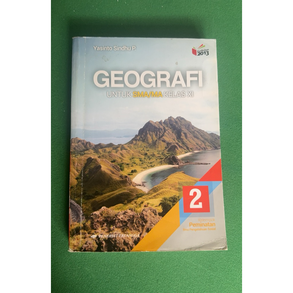 Buku Geografi Kelas 11 2 SMA Penerbit Erlangga