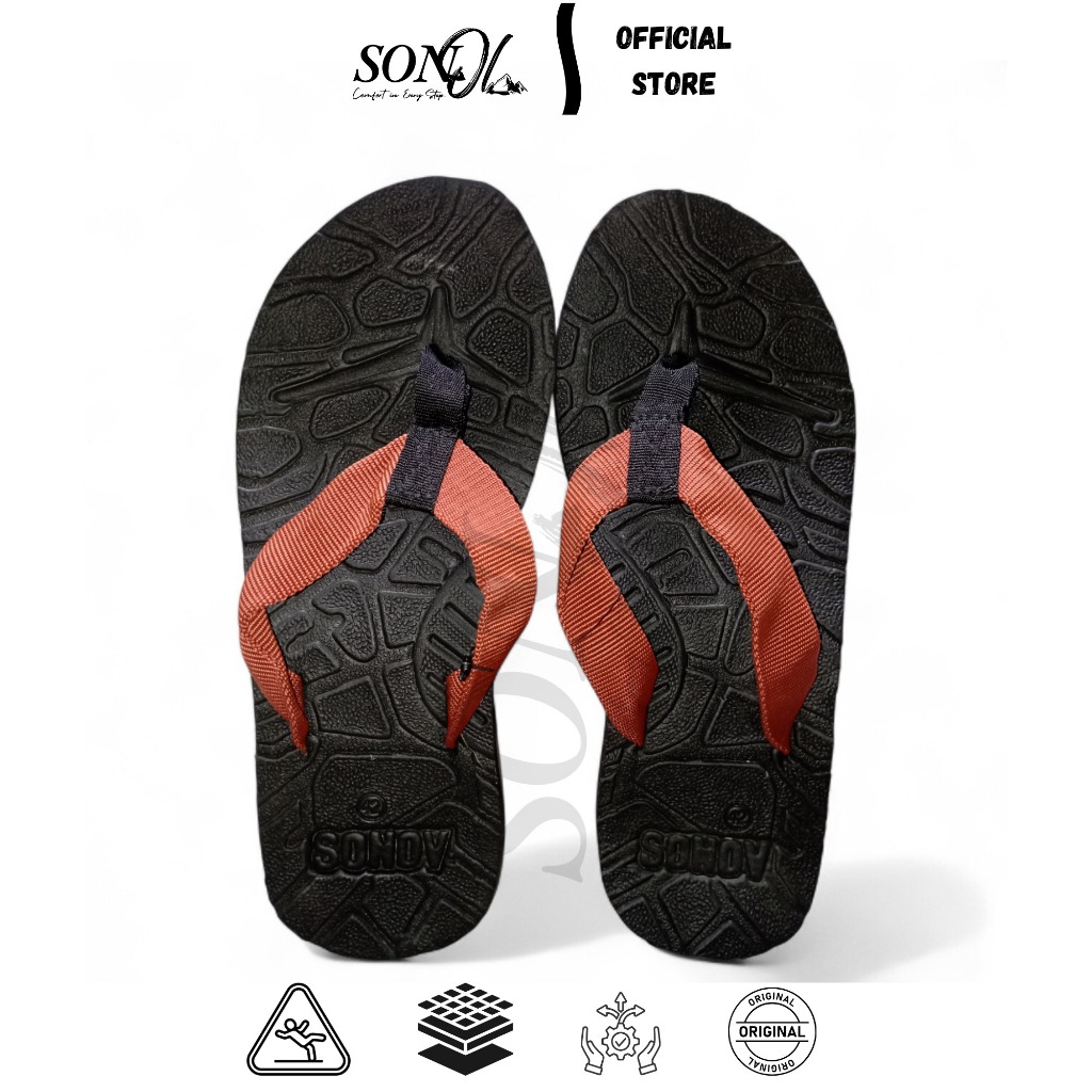 SONOV | Sandal jepit pria outdoor gunung original