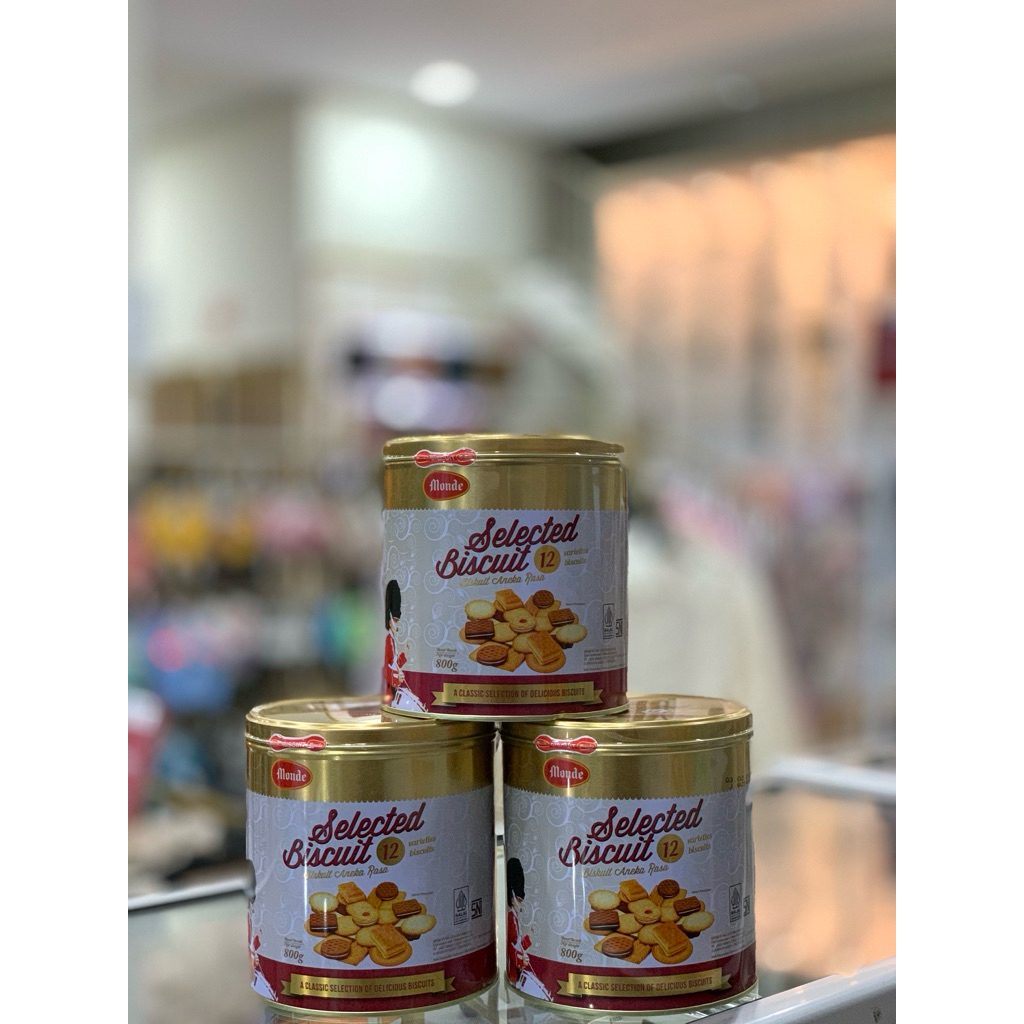 Fateeha - Monde selected biskuit gold kaleng