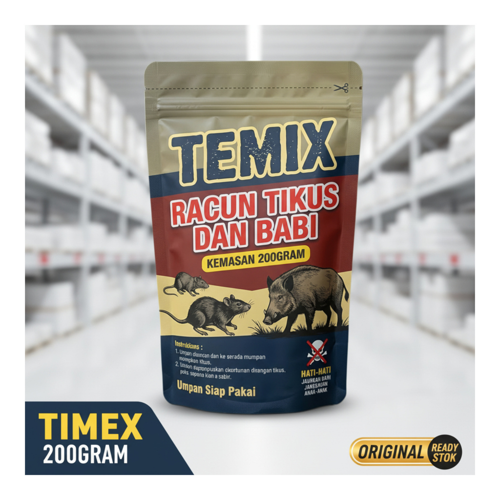 TIMEX 200GRAM RACUN TIKUS DAN BABI 200GRAM