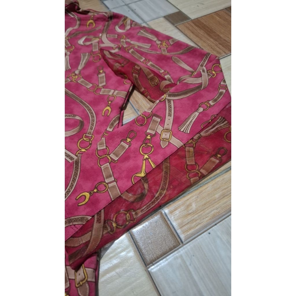 KAOS OLAHRAGA GOLF TENIS PADEL ORIGINAL WOMEN IBKUL ALEXANDRA MOCK NECK STRECTH JERSEY